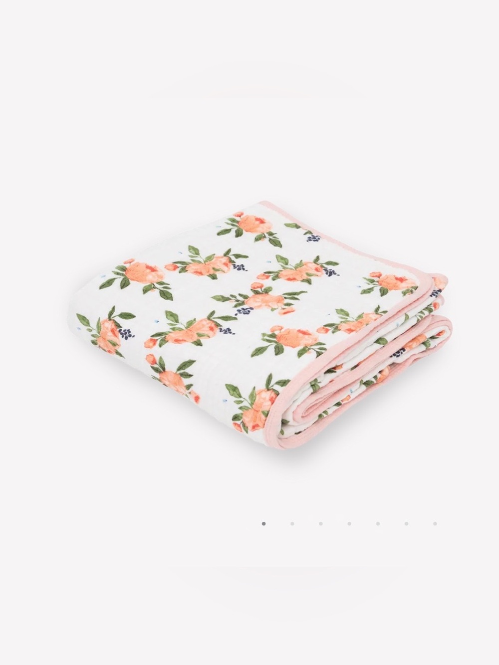 Cotton Muslin Quilt Multi Layer Baby Blanket Floral | Little Unicorn